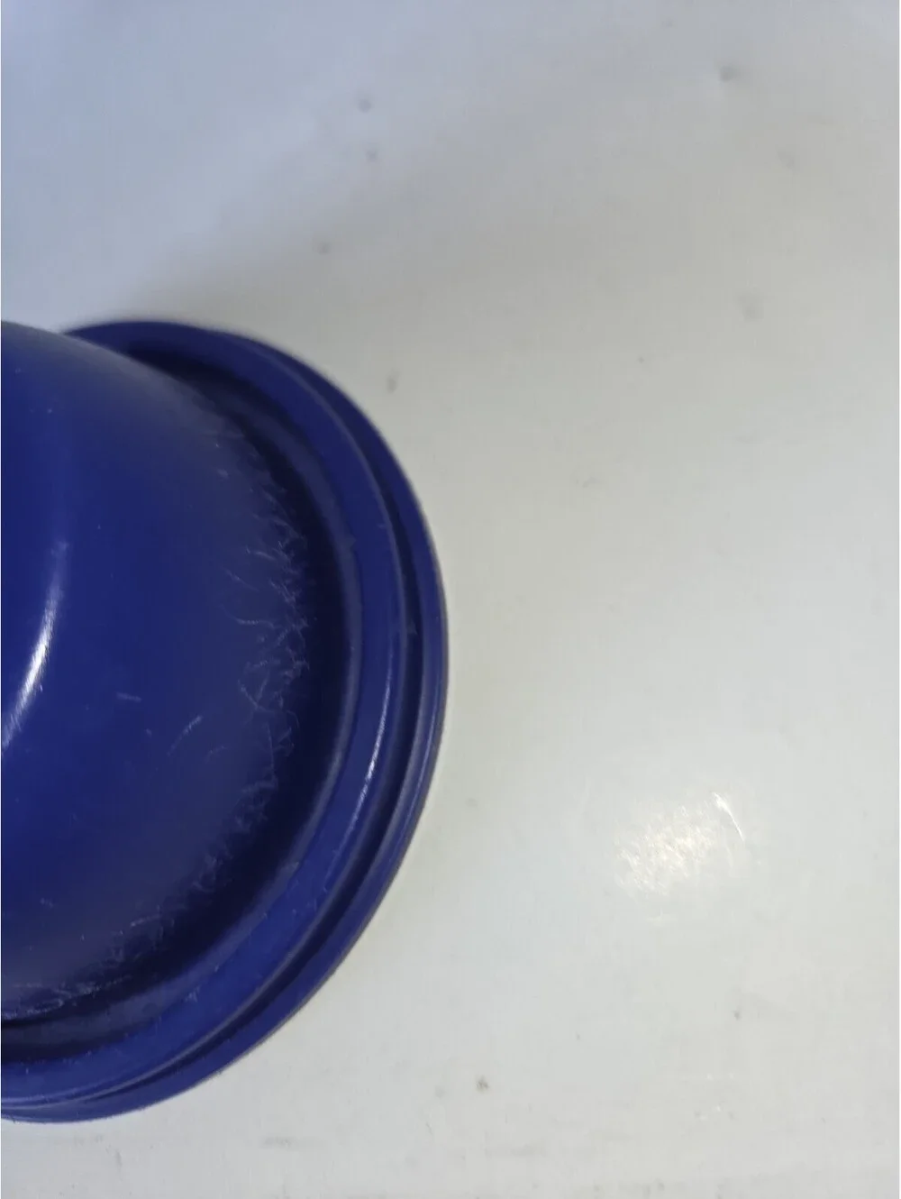 Tupperware 16oz Quick Shake Plastic Dressing Container Blue SF3